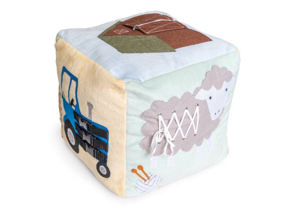 Soft manipulative cube