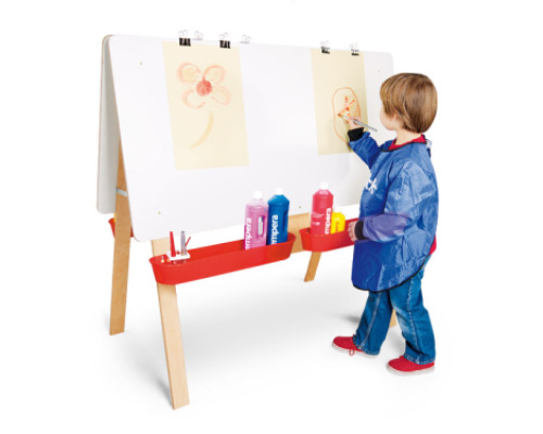 Four-person easel