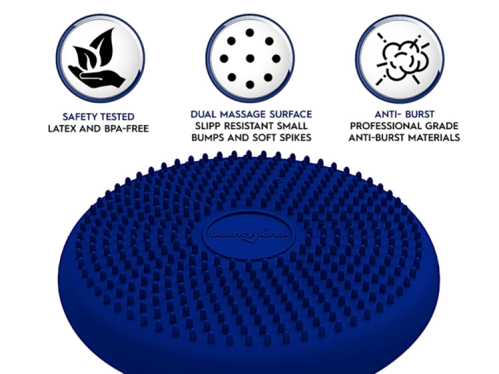 Wiggle Seat Little Sensory Cushion Blue 27cm