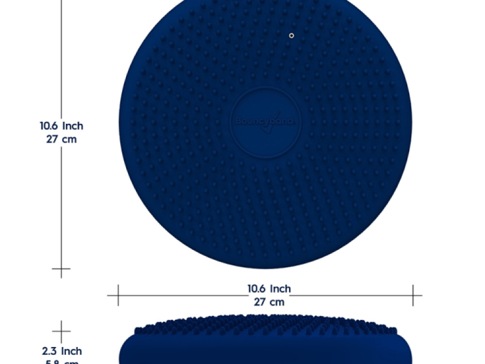 Wiggle Seat Little Sensory Cushion Blue 27cm