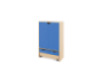 Storage Unit XL with shelves + doors & container - Blue
