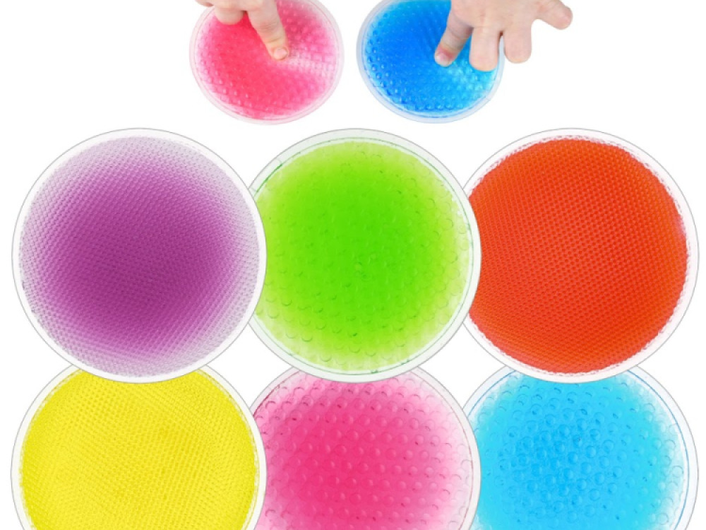 Fidget Squidgy Textrued Circles
