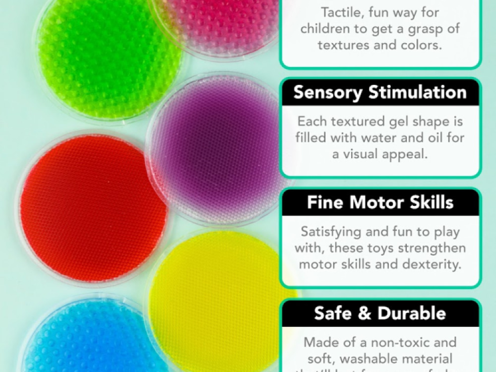 Fidget Squidgy Textrued Circles