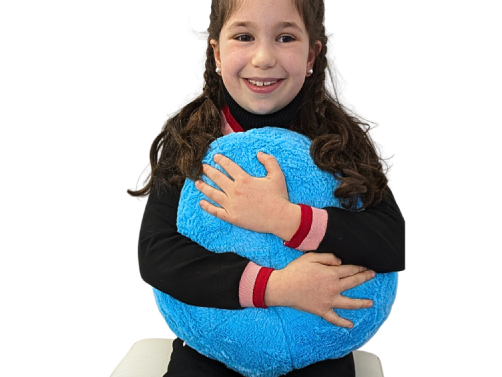 Blue Round Massage Cushion