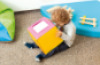 Foam cube with mirrors