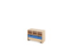 Storage Unit S with compartments + container - Blue