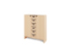 Storage Unit XL with shelves and doors + deep wooden trays - Eko