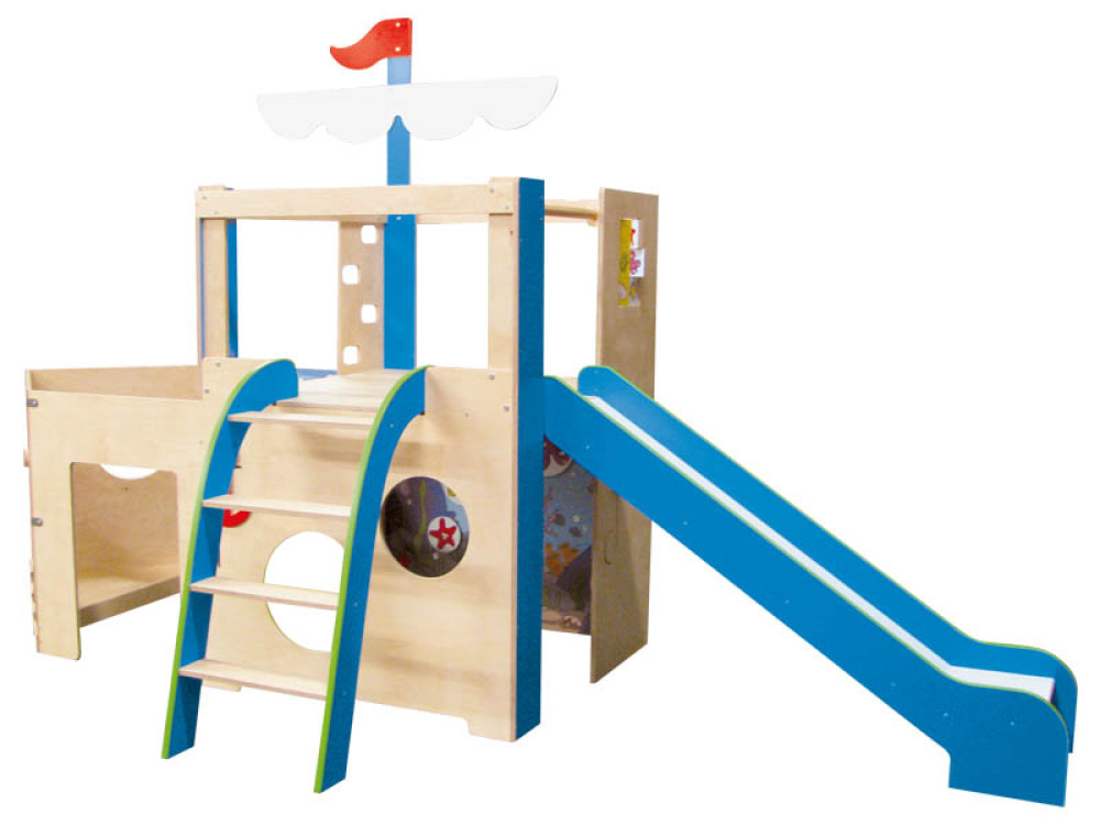 Mini pirate ship. Indoor playground