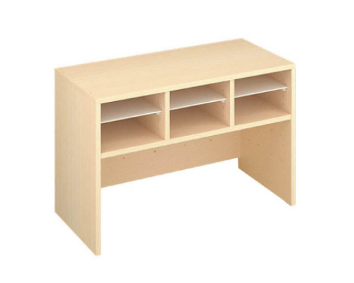 Storage Unit S with compartments for container - Beech