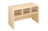 Storage Unit S with compartments for container - Beech