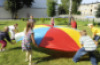 Round parachutes o 6 m