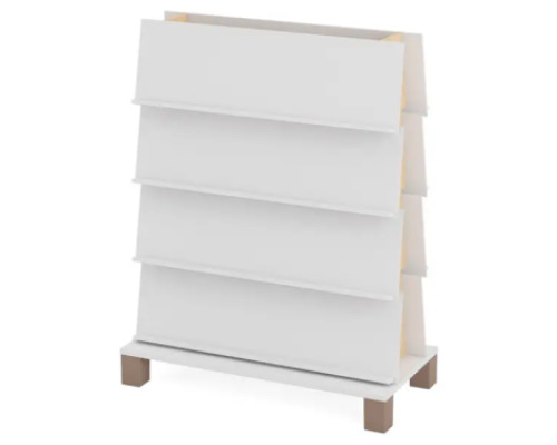 Double-sided bookcase 2. White. Fresh Collection