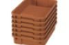 Small plastic containters- eco sienna - 06