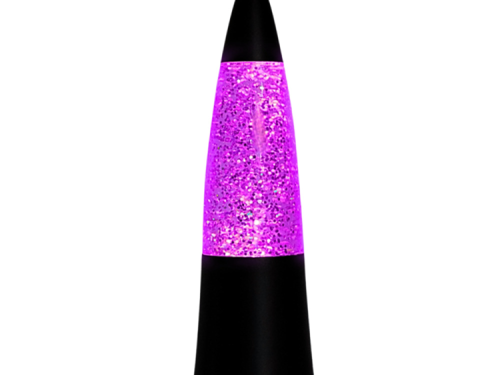 Shake and Shine Glitter Lamps Black