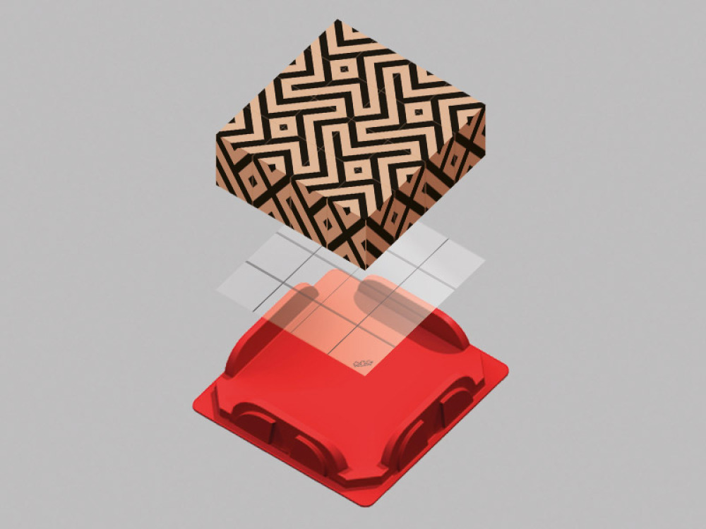 Logi-cube Zebra. Set of 16 cubes