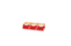 6 - small wooden trays - Red
