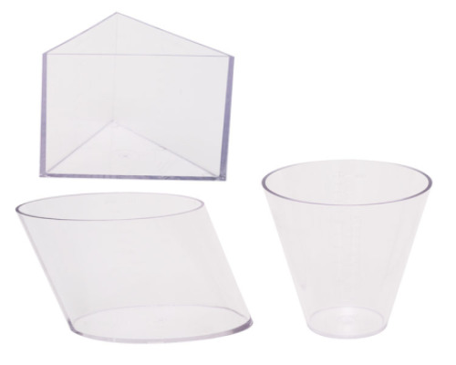 Litre extension set - 3 containers - irregular shapes