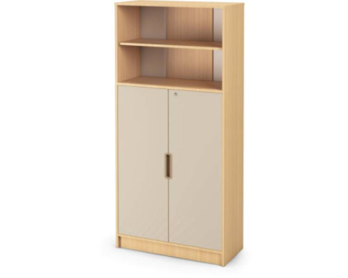 Tall Cabinet 92 with doors and lock - Type B - Sand