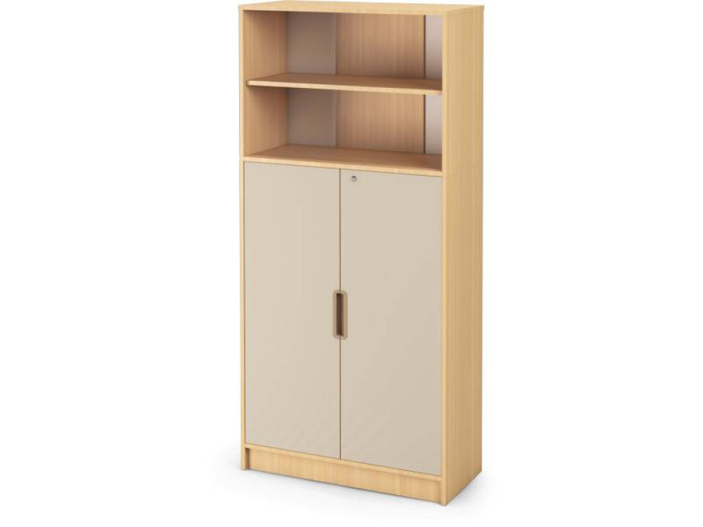 Tall Cabinet 92 with doors and lock - Type B - Sand