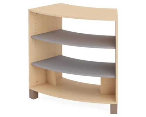 Large semi-circular cabinet. Grey. Fresh Collection