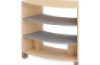Large semi-circular cabinet. Grey. Fresh Collection