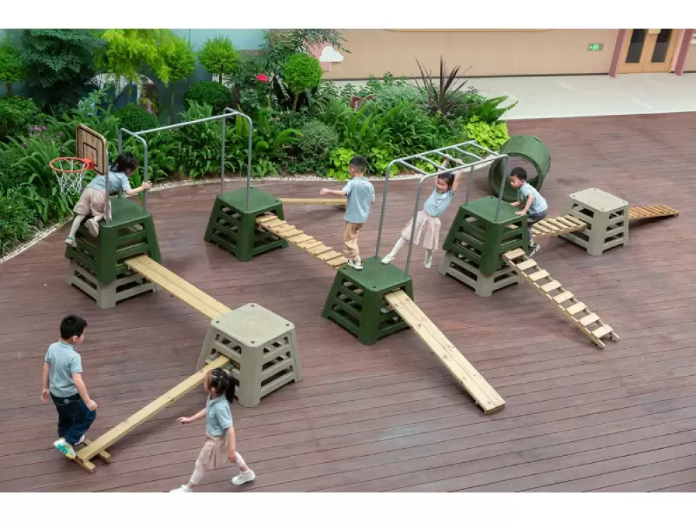 Wooden ramp