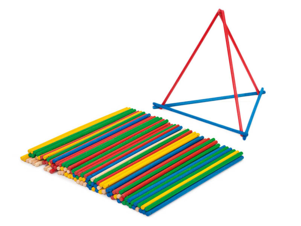 MATH counters & Worksheets Wooden magnetic rods