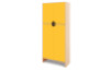 Tall Storage Unit + bottom & upper doors - Yellow