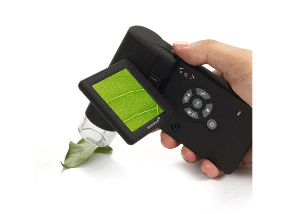 Portable digital microscope USB 10x,300x,500x (digitally up to 1200x) with LCD display and 5 Mpx camera