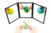 Foldable mirror