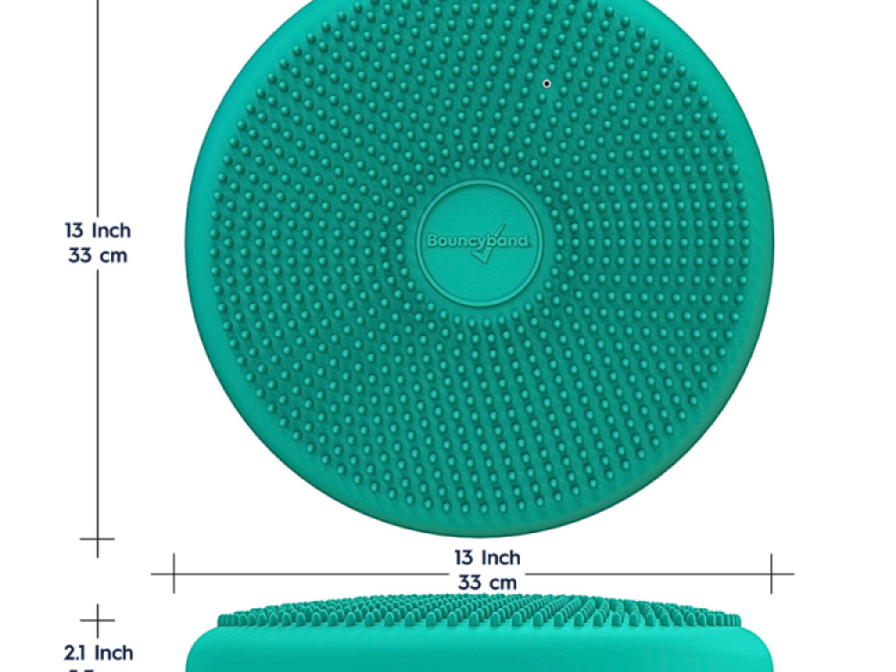 Wiggle Seat Big Sensory Cushion Green 33cm