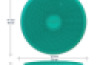 Wiggle Seat Big Sensory Cushion Green 33cm
