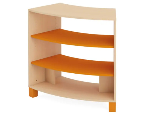 Large semi-circular cabinet. Orange. Fresh Collection