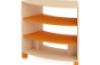 Large semi-circular cabinet. Orange. Fresh Collection