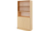 Prima features Unit with wooden doors and a glass doors birch