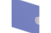 Cubo doors with lock. Low. Azure blue