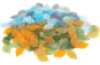 Transparent leaves. Construction blocks