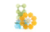 Transparent leaves. Construction blocks