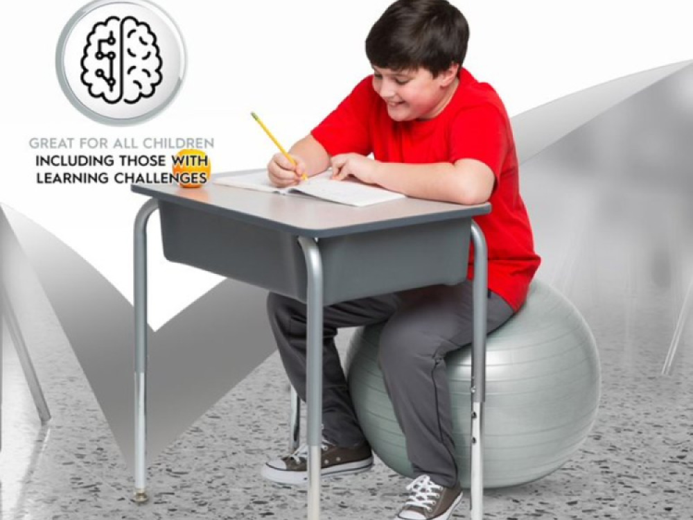 Weighted Ball Seat 55cm Silver. Kids/Adults 55cm – By Bouncyband
