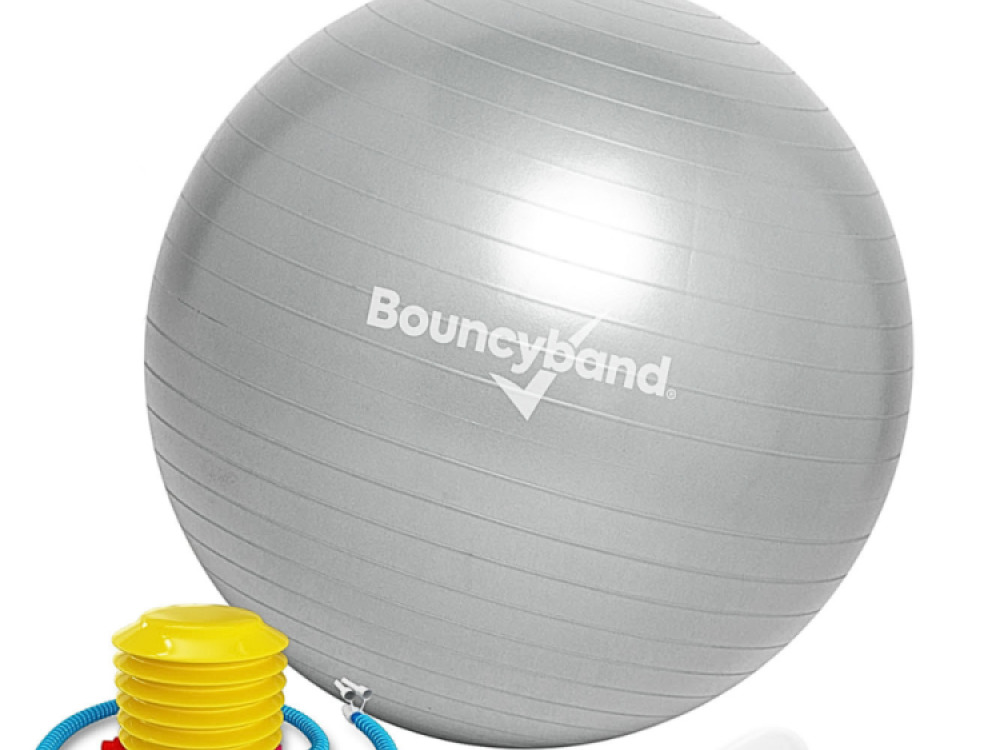Weighted Ball Seat 55cm Silver. Kids/Adults 55cm – By Bouncyband
