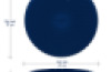 Wiggle Antimicrobial Seat Sensory Cushion – Blue 27cm – Flexible Alternative Seating – By Bouncyband