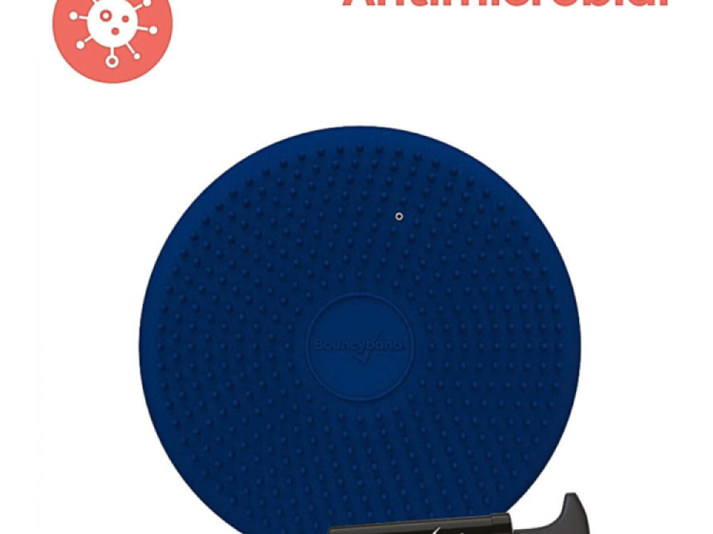 Wiggle Antimicrobial Seat Sensory Cushion – Blue 27cm – Flexible Alternative Seating – By Bouncyband