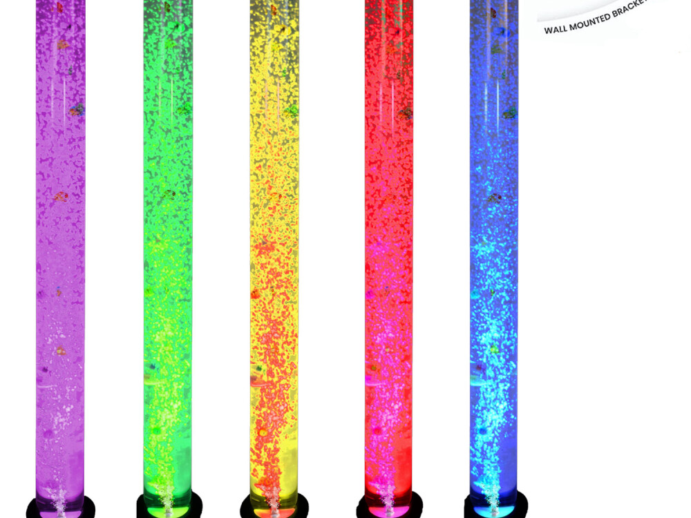 Large Bubble Tube  - All In One (plastic Base) (uk And Eu Adapter)