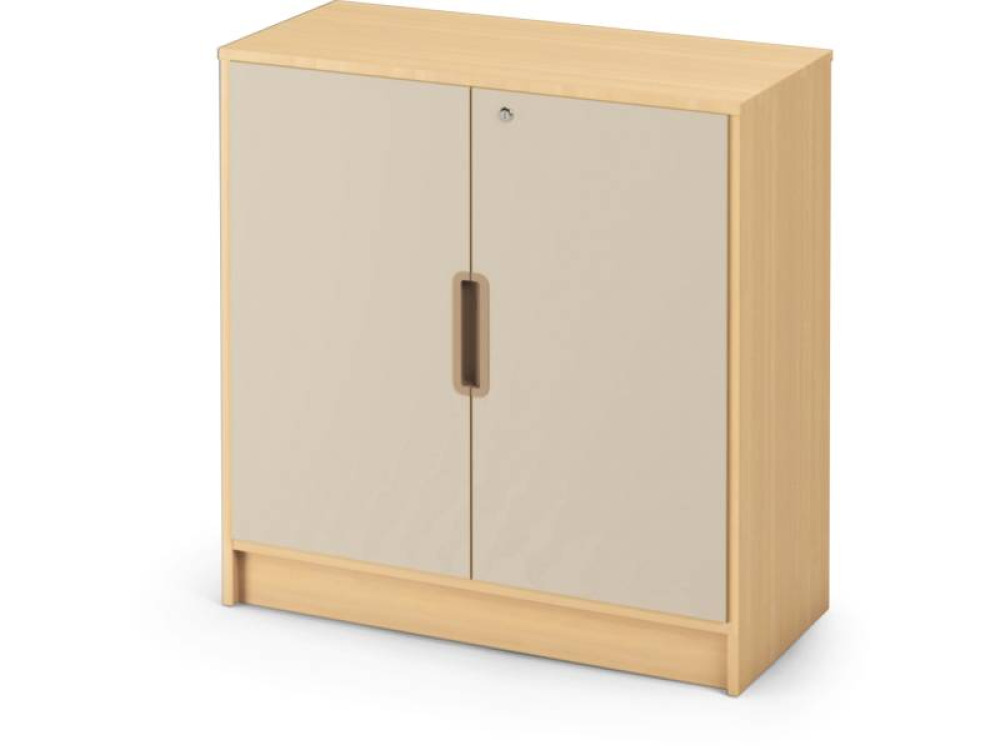 Storage Unit 92 with shelves and doors + lock - Sand - X