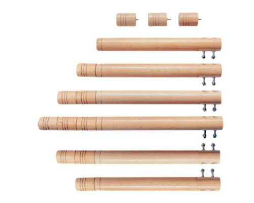 Wooden legs 3-4. Set of 6