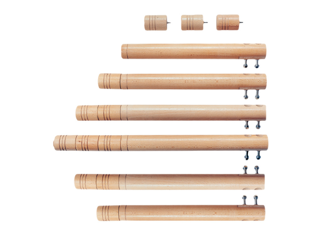 Wooden legs 3-4. Set of 6