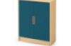 Storage Unit 92 with shelves and doors - Emerald blue - X