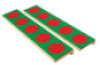 Wooden circles for fractions