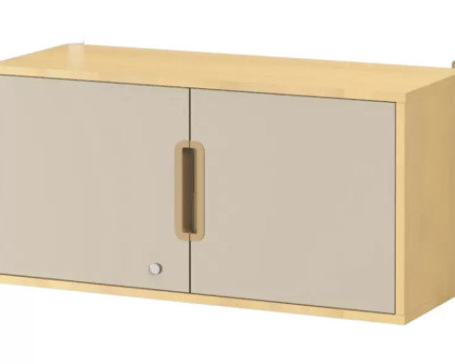 Hanging Cabinet 92 with doors and lock - Sand