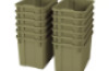 Extra large plastics containters - eco light green - 12